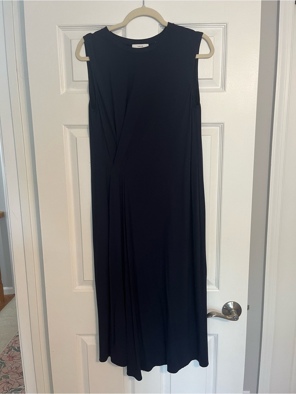 Vince Navy Blue Rayon/Spandex Dress